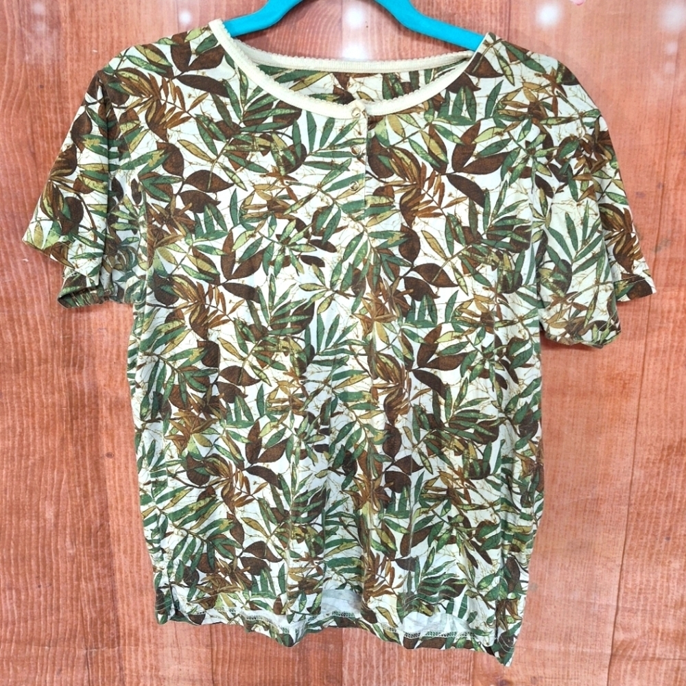 TROPICAL PRINT TOP SIZE MEDIUM